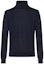 Buy Zegna FW22 Suéter de Cuello Alto Azul Marino Slim Fit. E8J00120B98