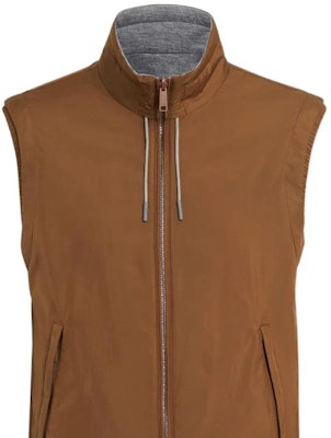 Zegna FW22 雙面休閒背心 紅棕色 E7T33-7110B-155 Sizing Zegna FW22 雙面休閒背心 紅棕色 E7T33-7110B-155