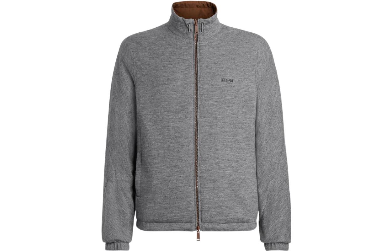 Lookbook Zegna 秋冬22 雙面穿拉鍊外套 紅棕色 E7T33-7124B-155