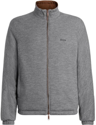 Zegna 秋冬22 雙面穿拉鍊外套 紅棕色 E7T33-7124B-155 Lookbook Zegna 秋冬22 雙面穿拉鍊外套 紅棕色 E7T33-7124B-155