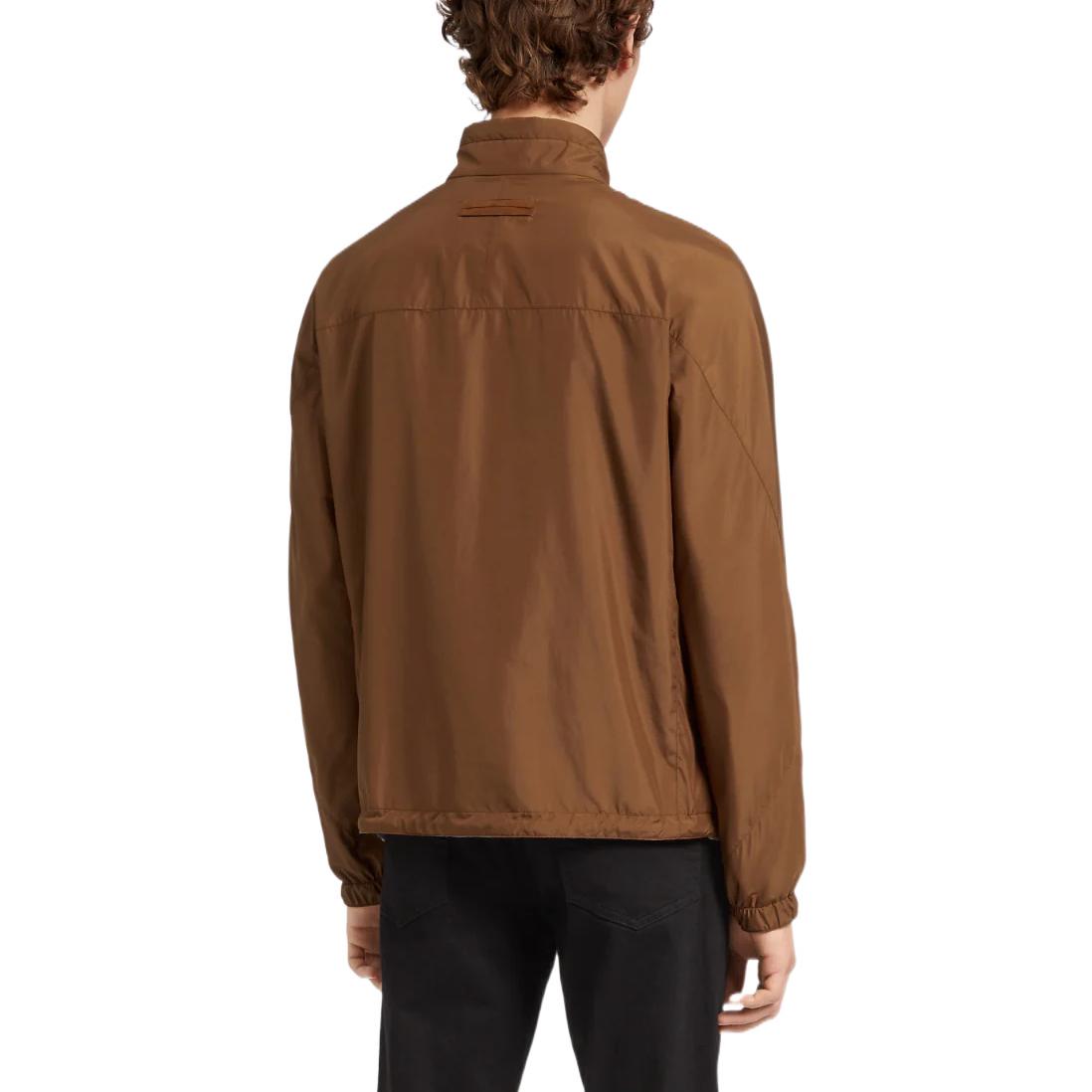 Purchase Zegna 秋冬22 雙面穿拉鍊外套 紅棕色 E7T33-7124B-155