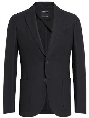 Zegna FW22 單排扣黑色直剪西裝外套 E7C20-SDF-200 Buy Zegna FW22 單排扣黑色直剪西裝外套 E7C20-SDF-200