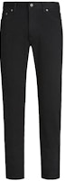 Zegna FW22 Slim Straight Jeans Black Solid Color E8I79-CITY-001 Zegna FW22 Slim Straight Jeans Black Solid Color E8I79-CITY-001