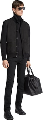 Zegna FW22 修身直筒黑色纯色牛仔裤 E8I79-CITY-001 Purchase Zegna FW22 修身直筒黑色纯色牛仔裤 E8I79-CITY-001