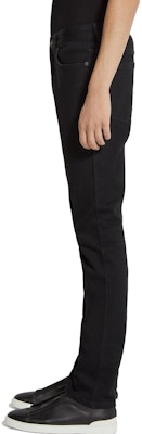 Zegna FW22 修身直筒黑色纯色牛仔裤 E8I79-CITY-001 Details for Zegna FW22 修身直筒黑色纯色牛仔裤 E8I79-CITY-001