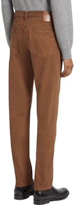 Zegna FW22 修身直筒彈力牛仔褲 駝紅棕色 E8PZW-CITY-VIC Shop Zegna FW22 修身直筒彈力牛仔褲 駝紅棕色 E8PZW-CITY-VIC