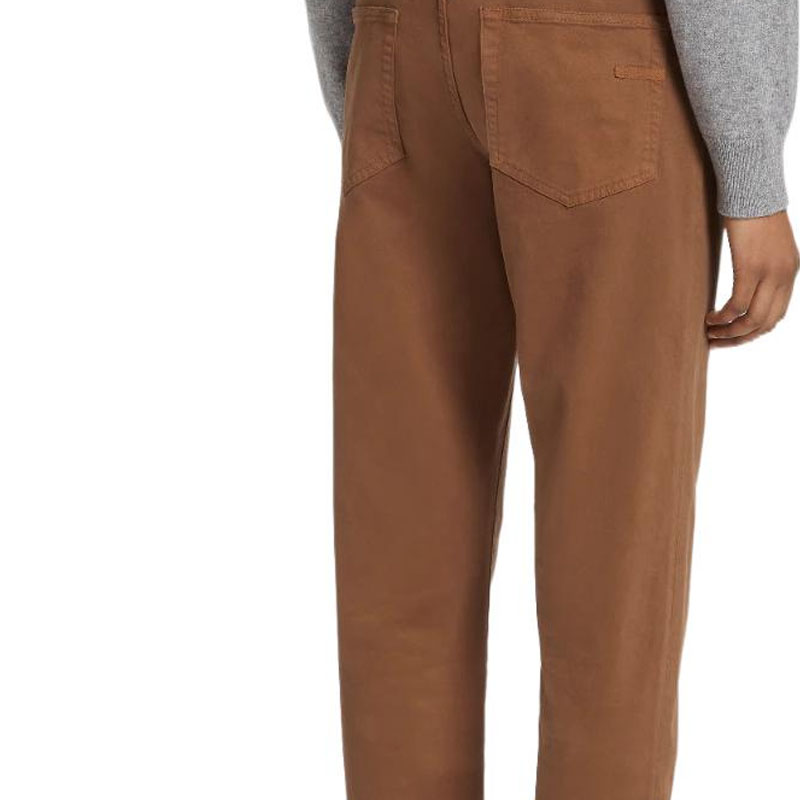 Details for Zegna FW22 修身直筒彈力牛仔褲 駝紅棕色 E8PZW-CITY-VIC