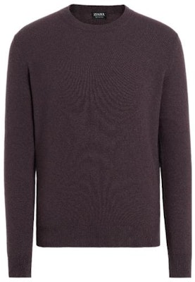 Zegna FW22 Suéter Tejido Cuello Redondo Color Sólido Púrpura Oscuro. UAK10-110-L98 Buy Zegna FW22 Suéter Tejido Cuello Redondo Color Sólido Púrpura Oscuro. UAK10-110-L98