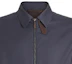Purchase Zegna FW22 Jaket Zip-Up Warna Polos Biru Navy. U7T25-7101-531