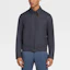 Details for Zegna FW22 Jaket Zip-Up Warna Polos Biru Navy. U7T25-7101-531