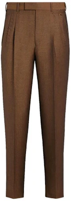 Zegna FW22 Solid Pleated Tapered Casual Pants. 401F03-75AD12 Order Zegna FW22 Solid Pleated Tapered Casual Pants. 401F03-75AD12
