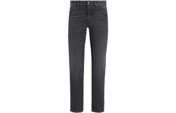 Zegna FW22  Solid Straight-Leg Jeans Deep Gray Casual Denim. E8I80-CITY-002