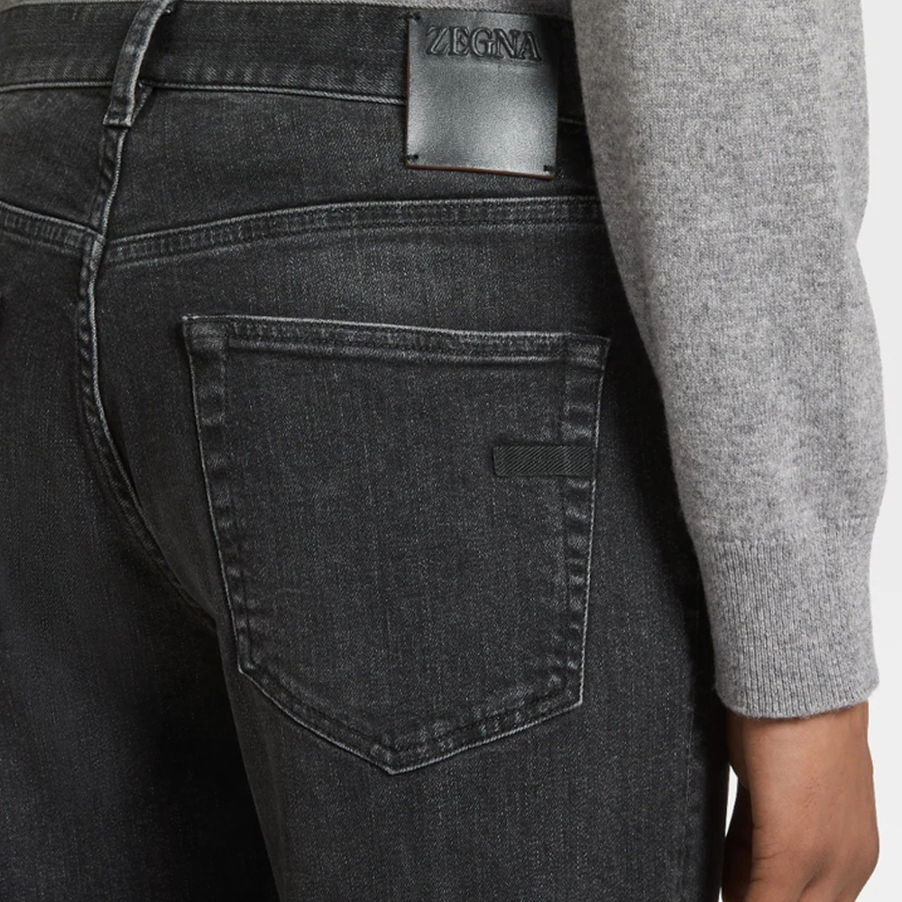 Purchase Zegna FW22 深灰色直筒牛仔褲 休閒丹寧裤。 E8I80-CITY-002
