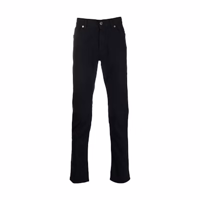 Zegna FW22 Straight-Leg Black Denim Jeans Casual Solid Color E8PZWCITYBLK