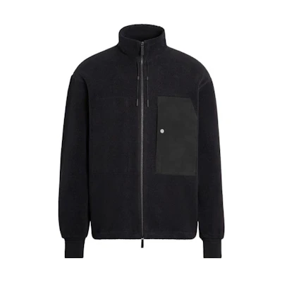 Zegna FW22 Black High-Neck Pocket Patch Long-Sleeve Sweatshirt UA561-A883-K09