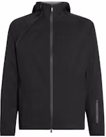 Zegna FW22 Black Plain Zip-Up Straight-Cut Hooded Jacket UATA2-ACT425-K09 Zegna FW22 Black Plain Zip-Up Straight-Cut Hooded Jacket UATA2-ACT425-K09