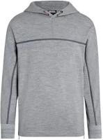 Zegna FW22 Contrast Trim Detail Hoodie Men’s Grey UA503ACT835K95 Zegna FW22 Contrast Trim Detail Hoodie Men’s Grey UA503ACT835K95
