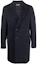 Buy Zegna FW22 Navy Blue Double-Breasted Wool Coat for Men 4DG4G0498706-412
