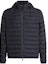 Order Zegna FW22 Jaket Lelaki Biru Navy Quilted Zip-Up Hooded Down. E7T25-7209B-531