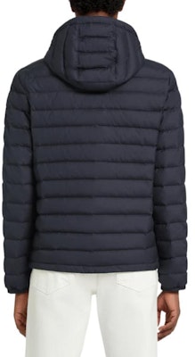 Zegna FW22 Jaket Lelaki Biru Navy Quilted Zip-Up Hooded Down. E7T25-7209B-531 Shop Zegna FW22 Jaket Lelaki Biru Navy Quilted Zip-Up Hooded Down. E7T25-7209B-531