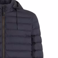 Details for Zegna 男士秋冬22海軍藍羽絨拉鍊連帽夾克. E7T25-7209B-531