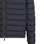 Sizing Zegna FW22 Jaket Lelaki Biru Navy Quilted Zip-Up Hooded Down. E7T25-7209B-531