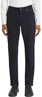 Shop Zegna FW22 Navy Blue Solid Casual Jeans for Men E8PZW-CITY-NAV