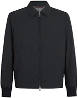 Zegna FW22 Navy Blue Zip-Up Long Sleeve Jacket U7T20-7140K-531 Zegna FW22 Navy Blue Zip-Up Long Sleeve Jacket U7T20-7140K-531