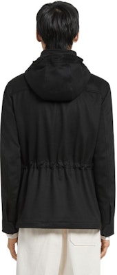 Zegna FW22 Chaqueta Casual con Capucha Color Sólido Negra E7T42-7210-001 Purchase Zegna FW22 Chaqueta Casual con Capucha Color Sólido Negra E7T42-7210-001