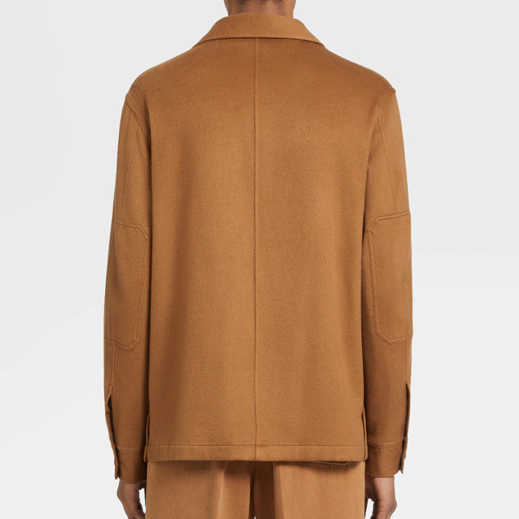 Purchase Zegna FW22 Solid Color Long Sleeve Shirt with Flap Pocket for Men. E8V46-SOT6-092