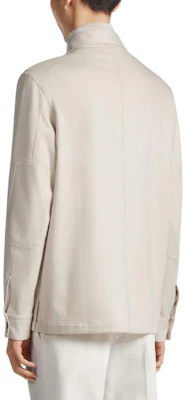 Zegna FW22 Solid Color Long Sleeve Shirt with Flap Pocket for Men. E8V46-SOT6-092 Cheap Zegna FW22 Solid Color Long Sleeve Shirt with Flap Pocket for Men. E8V46-SOT6-092