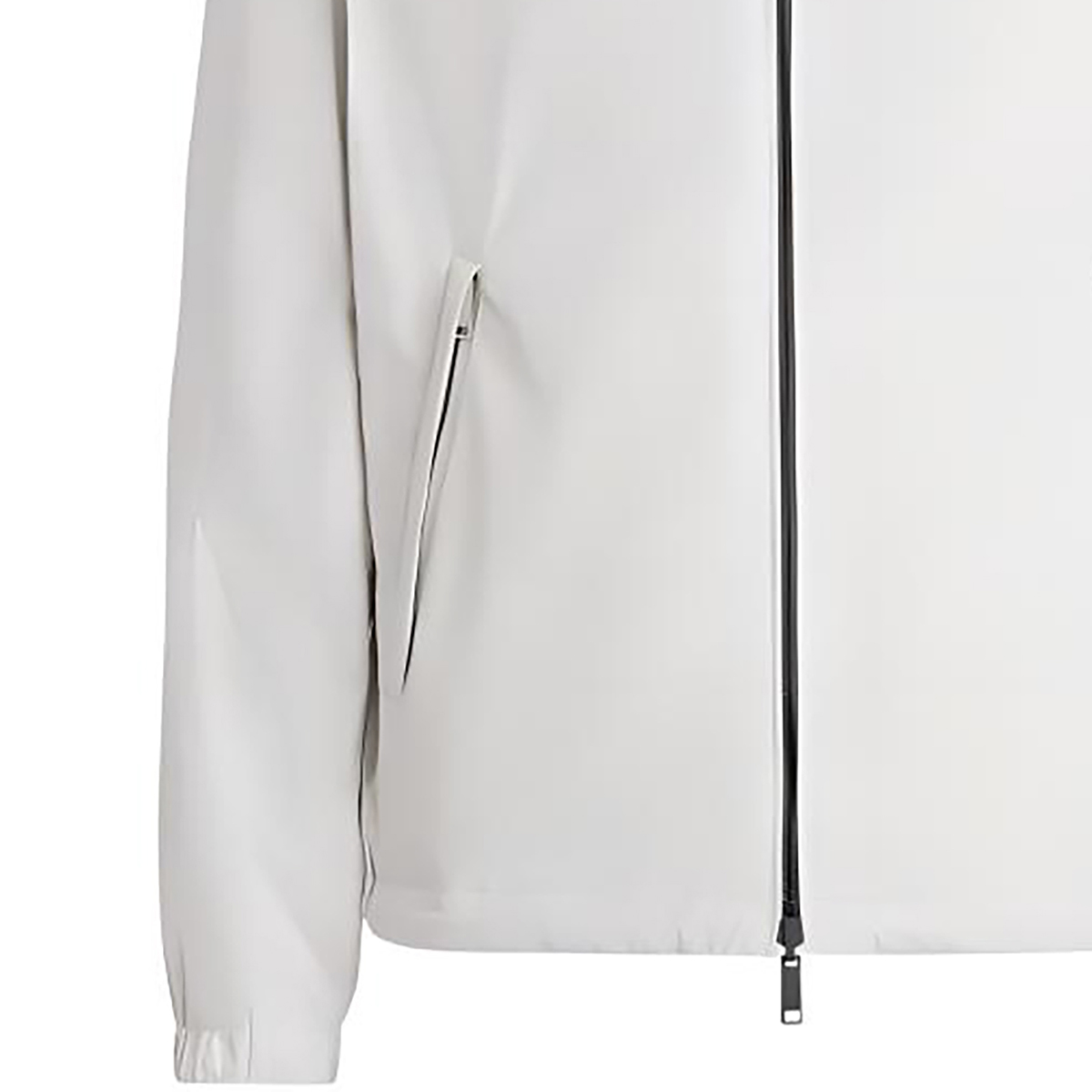 Cheap Zegna FW22 Jaket Zip Putih Warna Solid Boleh Balik E7T33-7124B-997