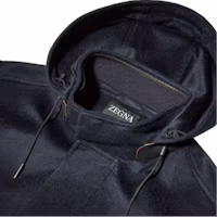 Sizing Zegna FW22 男款海軍藍休閒連帽外套. E7T42-7210-531