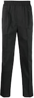 Zegna FW23 Black Solid Straight-Leg Elastic Waist Casual Pants. 6ZF06-2A673G-CC2 Zegna FW23 Black Solid Straight-Leg Elastic Waist Casual Pants. 6ZF06-2A673G-CC2