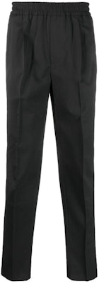 Zegna FW23 黑色直筒彈性腰休閒長褲 6ZF06-2A673G-CC2 Buy Zegna FW23 黑色直筒彈性腰休閒長褲 6ZF06-2A673G-CC2