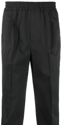 Zegna FW23 黑色直筒彈性腰休閒長褲 6ZF06-2A673G-CC2 Sizing Zegna FW23 黑色直筒彈性腰休閒長褲 6ZF06-2A673G-CC2