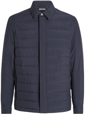 Zegna FW23 海軍藍拉鍊羽絨外套 UBT35A5-B114B-531 Buy Zegna FW23 海軍藍拉鍊羽絨外套 UBT35A5-B114B-531