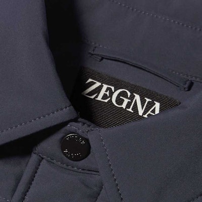 Zegna FW23 海軍藍拉鍊羽絨外套 UBT35A5-B114B-531 Lookbook Zegna FW23 海軍藍拉鍊羽絨外套 UBT35A5-B114B-531