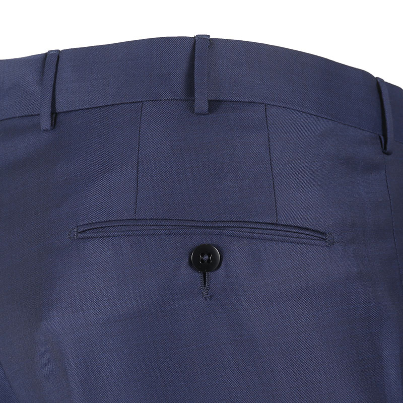 Cheap Zegna FW23 直筒中腰藍色西裝褲 626F0-1A675T-B12