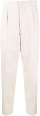 Zegna FW23 白色中腰直筒休閒褶皺長褲 UCI39-A6TP38-994 Buy Zegna FW23 白色中腰直筒休閒褶皺長褲 UCI39-A6TP38-994