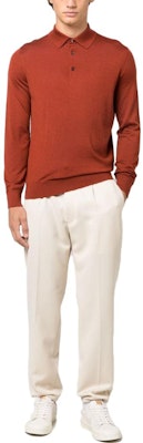 Zegna FW23 白色中腰直筒休閒褶皺長褲 UCI39-A6TP38-994 Lookbook Zegna FW23 白色中腰直筒休閒褶皺長褲 UCI39-A6TP38-994