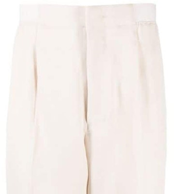 Zegna FW23 白色中腰直筒休閒褶皺長褲 UCI39-A6TP38-994 Sizing Zegna FW23 白色中腰直筒休閒褶皺長褲 UCI39-A6TP38-994