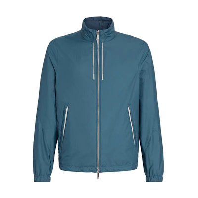 Zegna FW23 Solid Color Turtleneck Long-Sleeve Reversible Jacket for Men UBT15A5-B138B-305