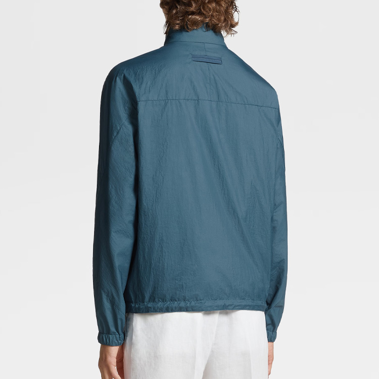 Purchase Zegna FW23 Solid Color Turtleneck Long-Sleeve Reversible Jacket for Men UBT15A5-B138B-305