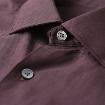 Zegna FW23 男士深酒紅色單排扣長袖襯衫。 UCX20A6-SRF5-111 Sizing Zegna FW23 男士深酒紅色單排扣長袖襯衫。 UCX20A6-SRF5-111