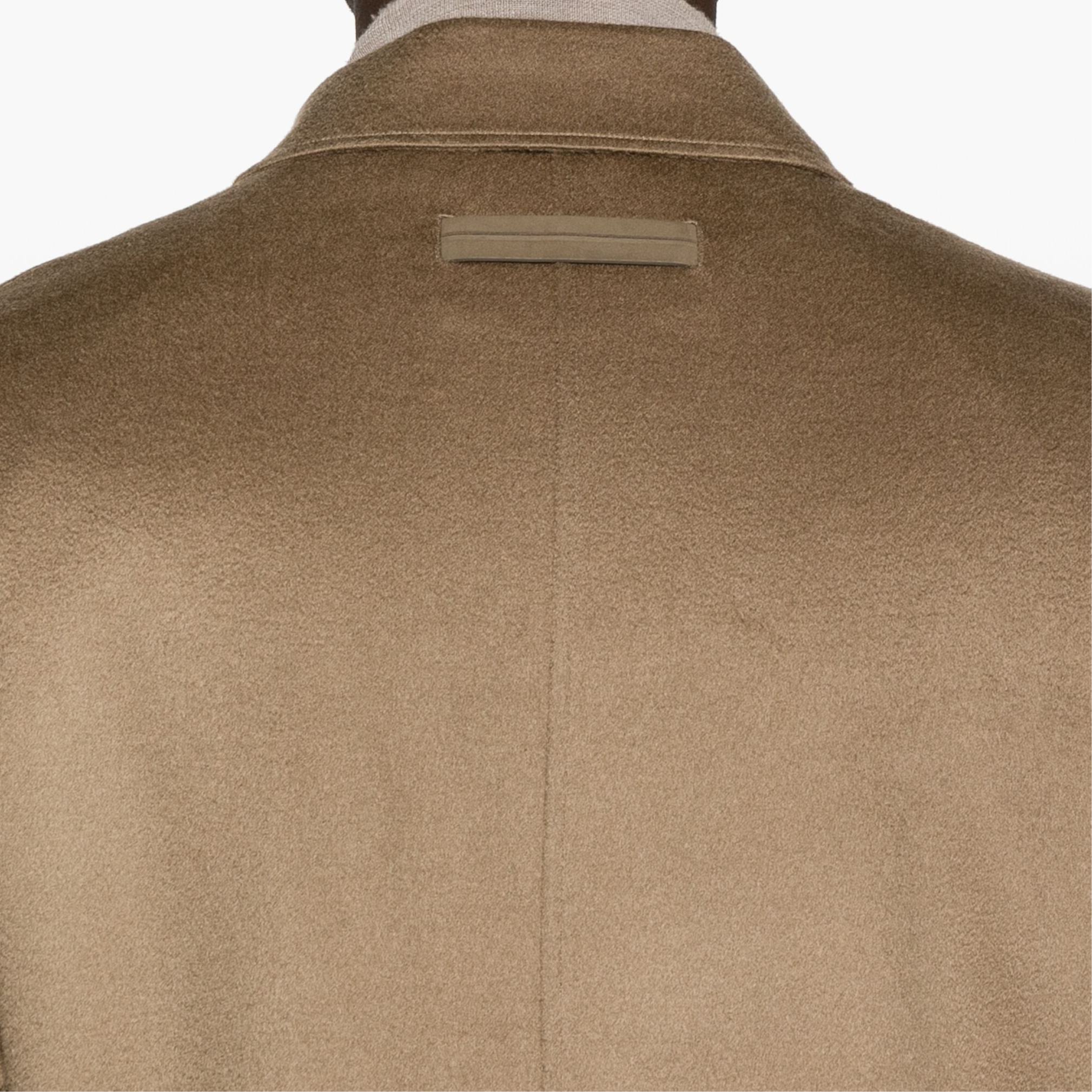 Details for Zegna FW24 棕色羊絨長袖襯衫皮革夾克 UEV46A8