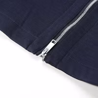 Details for Zegna FW24 海軍藍純色拉鍊長袖夾克外套 UE542A8-ECT867-B09