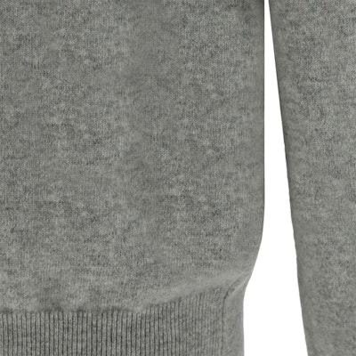 Zegna FW24 Suéter de Cachemira Gris Sólido de Manga Larga para Hombre. UEK10-A8110-K91 Shop Zegna FW24 Suéter de Cachemira Gris Sólido de Manga Larga para Hombre. UEK10-A8110-K91