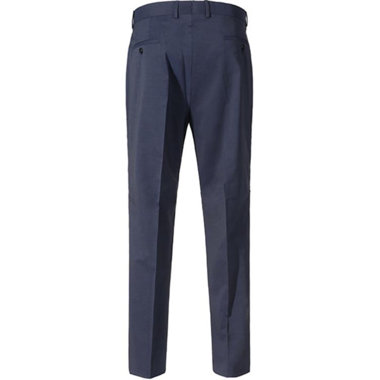 Lookbook ゼニア FW24 ソリッドウールブレンドスーツパンツ ネイビーブルー 8ZF04-5A87FN-AC2