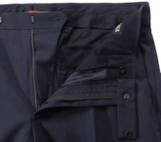 Sizing Zegna FW24 Solid Wool Blend Suit Trousers Navy Blue 8ZF04-5A87FN-AC2